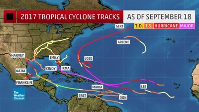Hurricane Tracks Hurricane Season Mexico